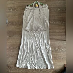 Lioness Cream Satin Dress